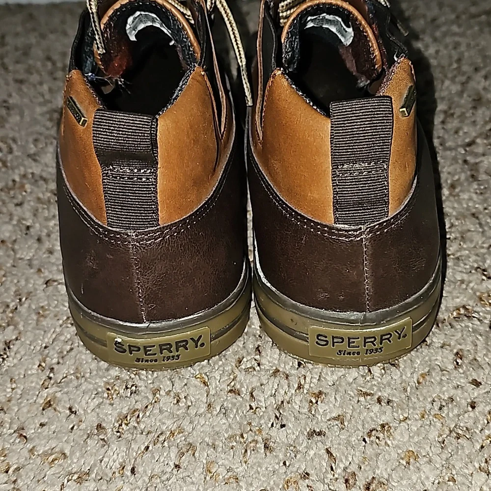 Sperry Top Sider Fowl Weather Chukka Brown Duck Boots